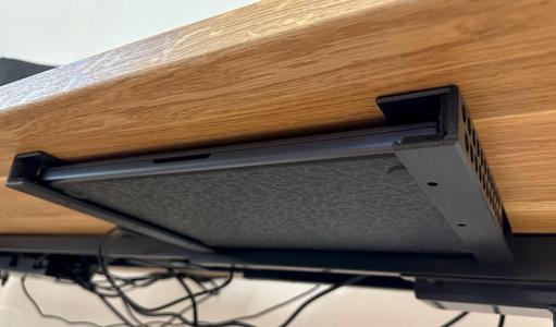 Macbook undertable holder