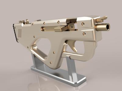 Full Auto Rubber Band SMG