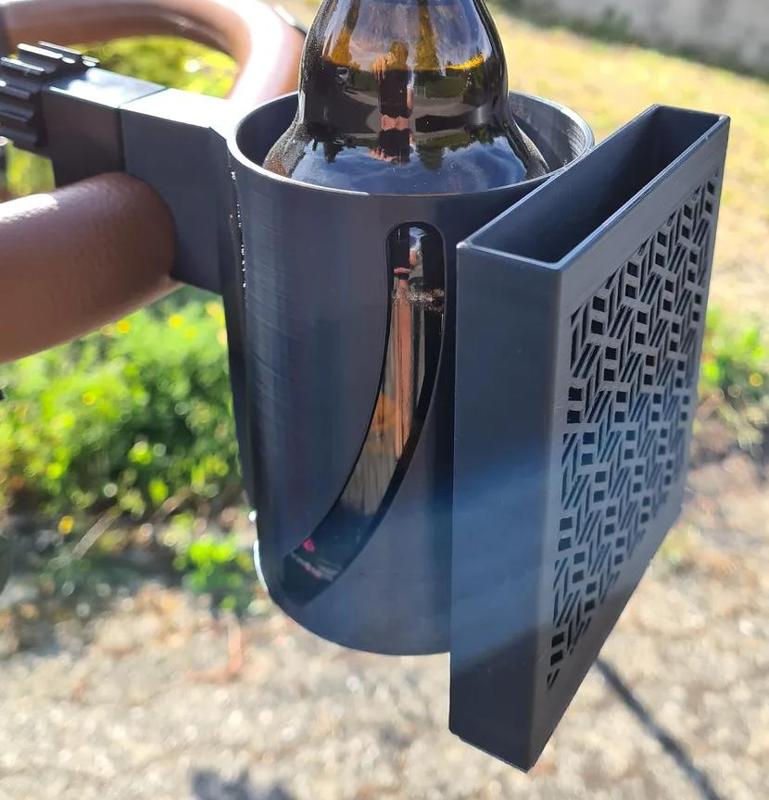 Stroller-bottles / smartphone holder