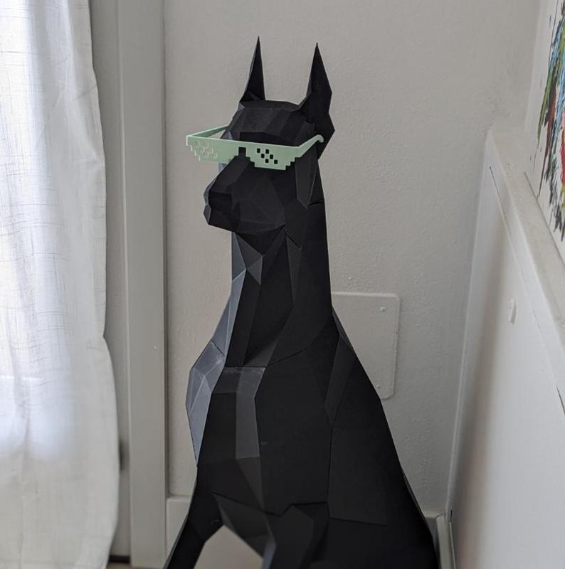 Low Poly Dobermann