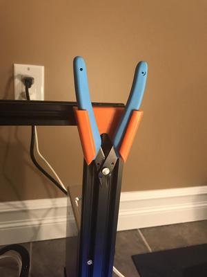 Flush Cutter Holder for 20x20 Extrusion, Ender 3