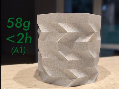 Kanciasta Planter 10cm 58g, Fast Print (A1 <2h)