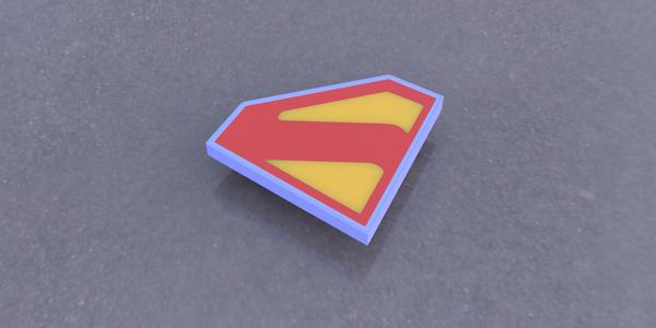 Superman Box Lamp