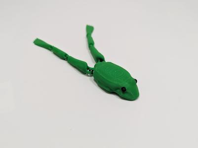 Frog fishing lure with jointed legs