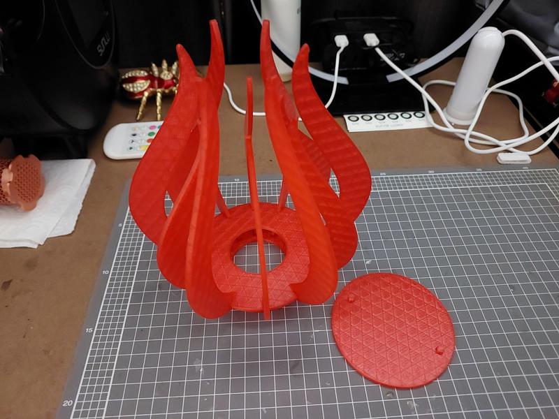 LED Tealight Candle Holder - Flame