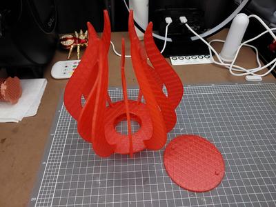 LED Tealight Candle Holder - Flame