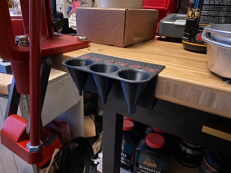 Reloading powder funnel.