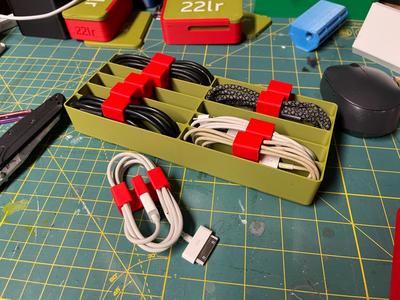 GridFinity Cable Organizer for 1m cables