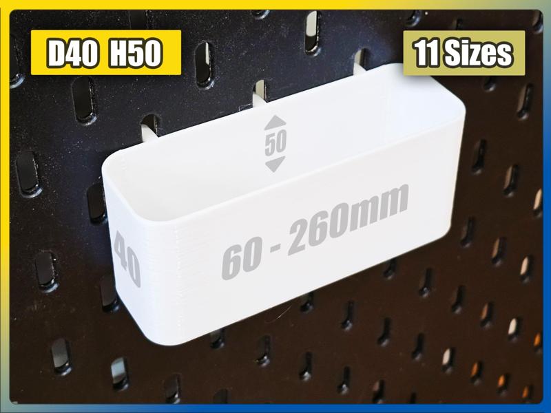 IKEA Skadis Container D40 H50