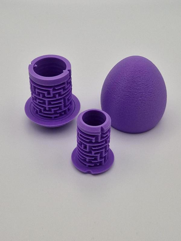 Easter egg with labyrinth 2in1 ( Matrjoschka) 63mm