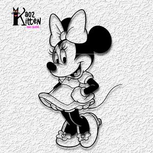 minnie mouse wall art disney fanart decor
