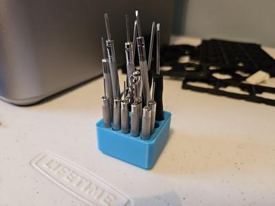 Gridfinity precision screw drivers 1x1.stl