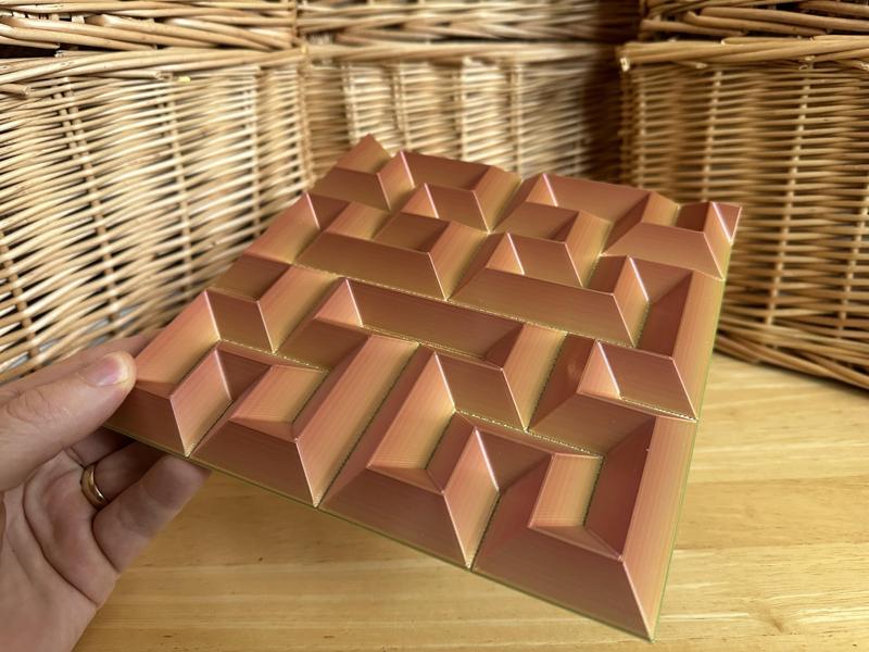 Square Hilbert Panels – Minimal Height