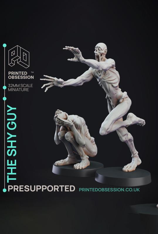 Shy Guy - Skin Walkers - PRESUPPORTED - Illustrated and Stats - 32mm scale			