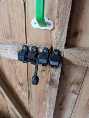 Door latch lock fully 3d printed