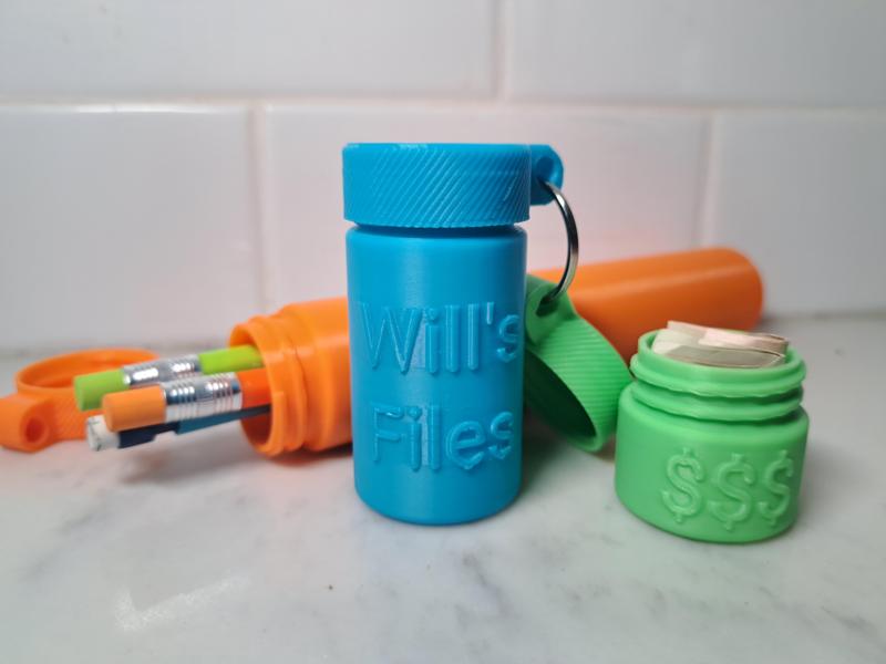 Parametric Keychain Capsule