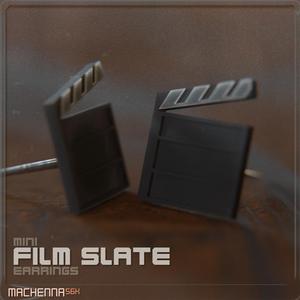 Mini Film Slate Earrings