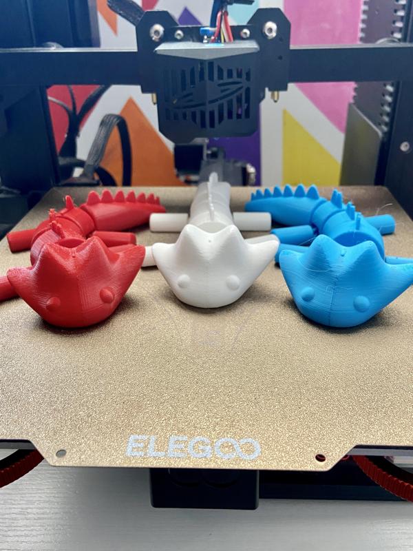 articulated dragon - Print in place