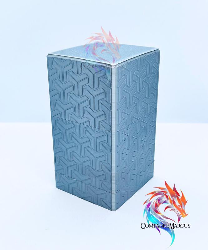 MTG Commander Box with relief and dice compartment / 3mf included