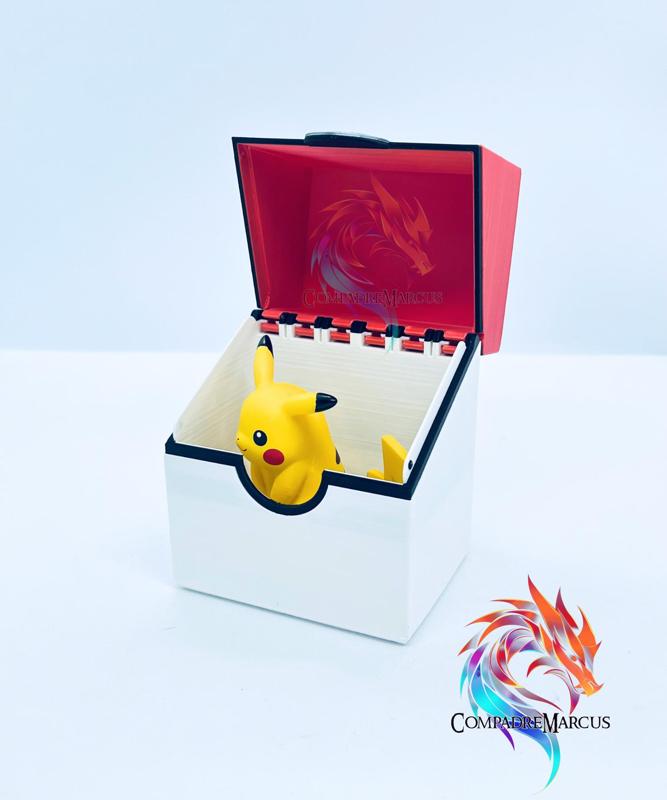 TCG PokeBall Inspired Deck Box / no supports / 3mf included