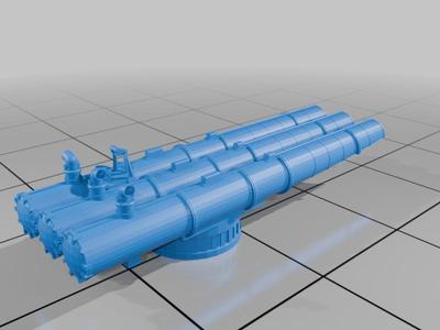 US Navy 21inch Triple Torpedo Tubes