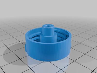 Mi foam dispenser cap with groove