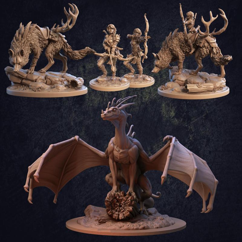 Indigo Fae and Trapper Pack - Presupported