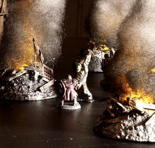 Burning Ruins - Tealight holder and accessories kit