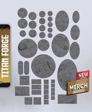 Pitfighter Bases - With Free Dragon Warhammer - 5e DnD Inspired for RPG and Wargamers