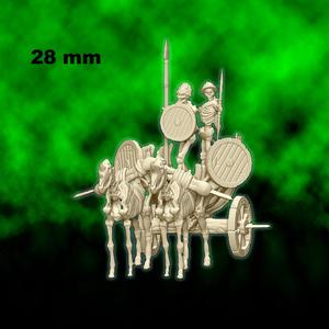 Skeleton Chariot - 28mm for wargame
