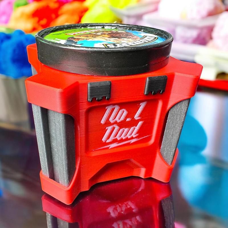 #1 DAD PRINT CADDY IN THE STYLE OF MILWAUKEE