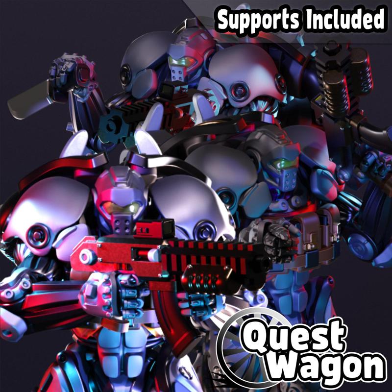 Cyber Warrior Rifle Infantry Unit 