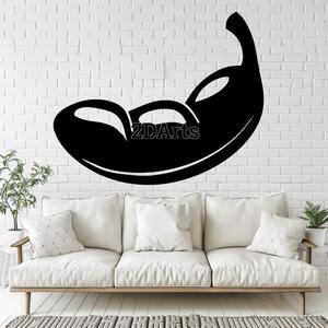 Peas 2D Wall Art/Window Art - Digital STL & SVG File for 3D Printing or Laser Cutting