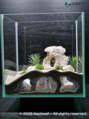 Aquarium & Terrarium Decor Cave | Fish Tank Hide | Terrarium Pet Shelter | Atlantis Catacombs