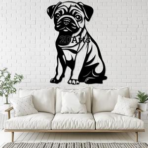 Pug 2D Wall Art/Window Art
