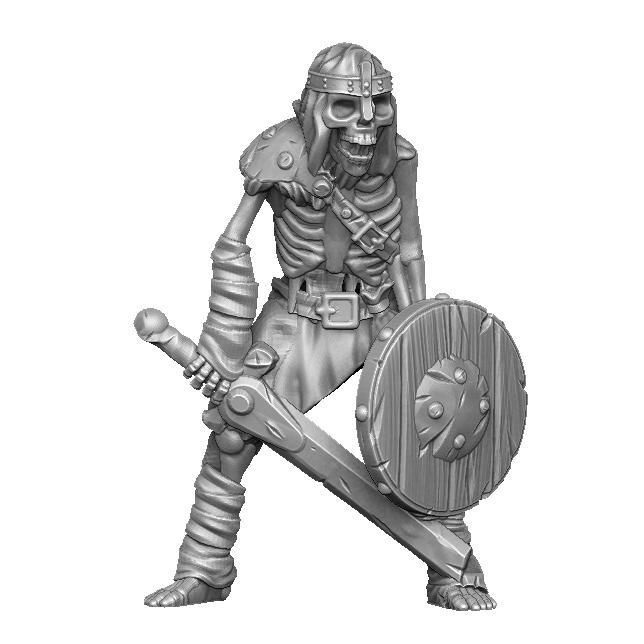 skeleton warrior - supportless model