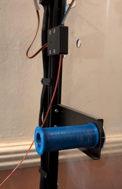 Ender 6 short spool for mounting material inside the enclosure. 
