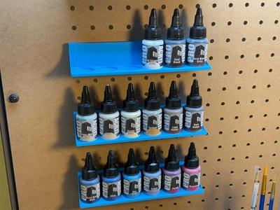 Pro Acryl Paint Holder for Pegboard Mounting System