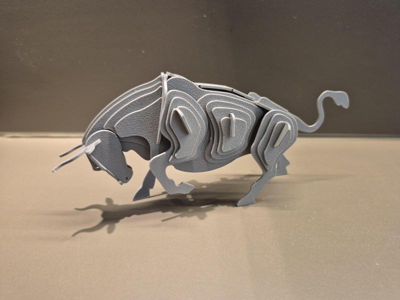 3D Bull puzzle