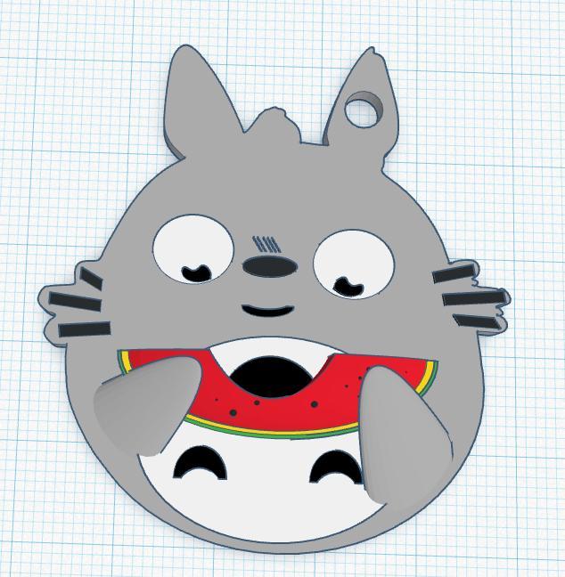Totoro keychain