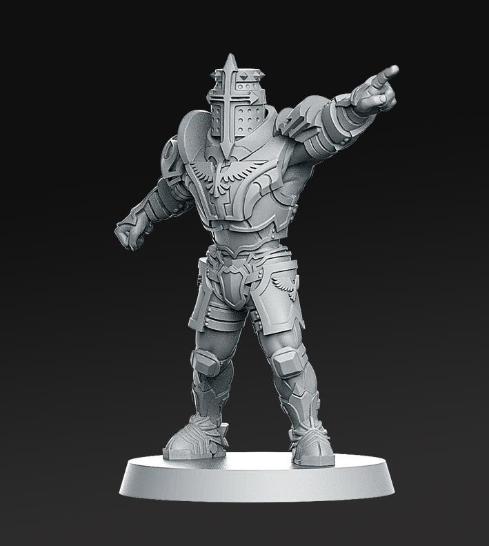 02 Human line Fantasy Football 32mm