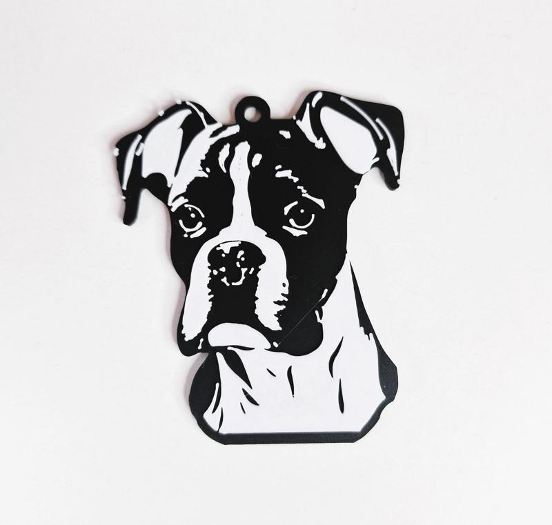 Boxer keychain