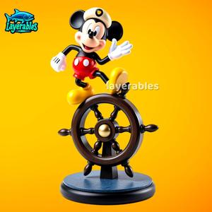 Mickey Mouse STL File – Steamboat Willie 3D Print – Classic Cartoon Figurine Model