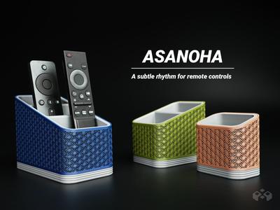 Asanoha Remote Control Holder