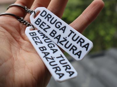Second Round Without Fear Keychain