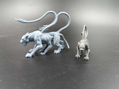 Miniature Wargaming - Displacer Beast - DnD -TTRPG
