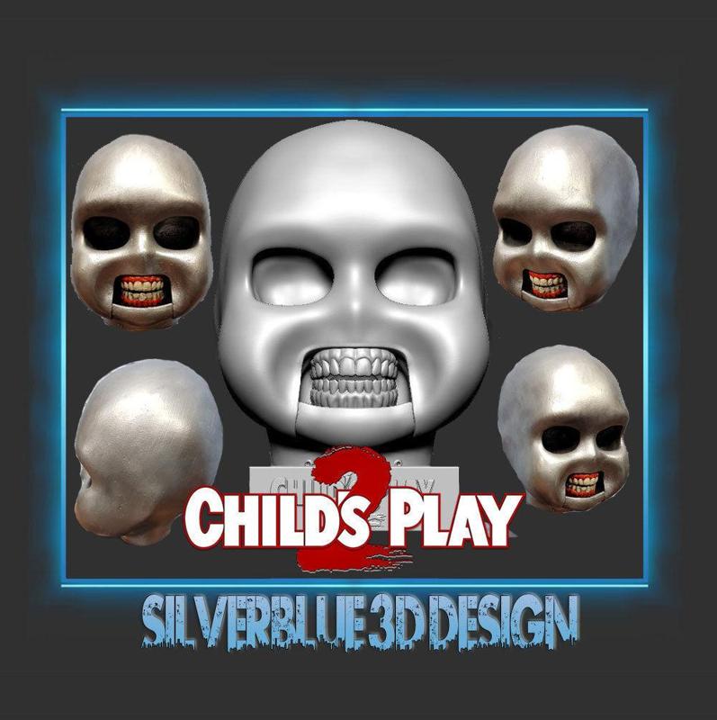 Childs Play 2 Chucky Skull