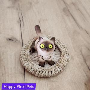 Baron the fat cat print in place toy