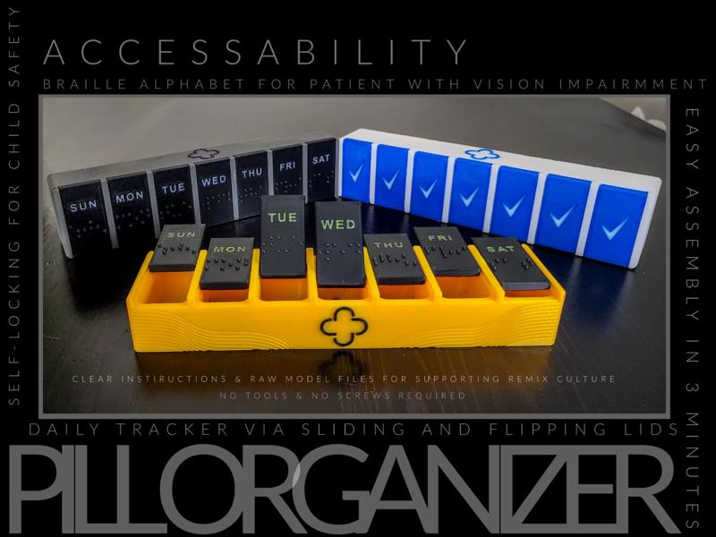Accessible & Child-Safe Pill Organizer 