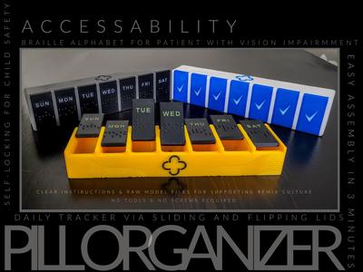 Accessible & Child-Safe Pill Organizer 